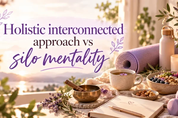 Holistic interconnected approach vs silo mentality.
